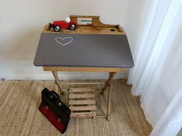 Pupitre d'écolier en bois enfant pliable Ardoise