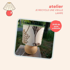 Je recycle ma vieille lampe