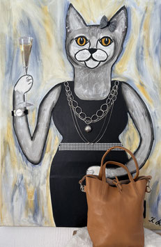 Ledertasche braun