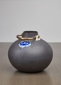 Asiatische Henkelvase , niedrig