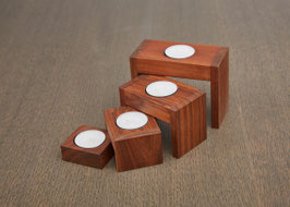Teelichtbänkchen Set mit 4 Größen