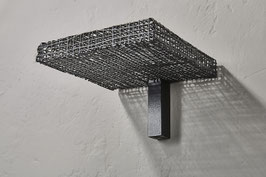 Wandkonsole Metallkorb