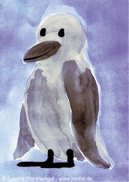 Postkarte Pinguin "Mascha"