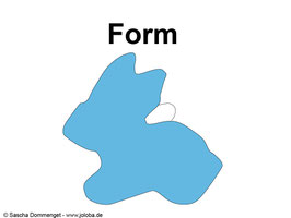 Anhänger - Hase sitzend