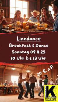 Linedance-Western-Linedance Breakfast & Dance 2025 in Engelskirchen