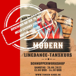 Schnupperworkshop Line-Dance - einmalig