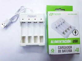 Cargador Rápido Pilas 2 A 3H de CARGA