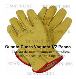 Guantes Cuero Vaqueta 1/2 Paseo