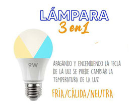 Lámpara 3 en 1