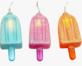 Guirnalda Luz Led 10 Helados 2 Mts a pila