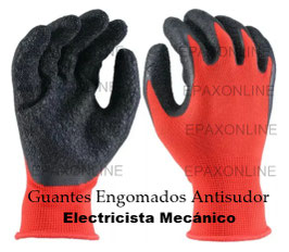 Guantes Engomados Anti sudor