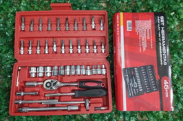 JUEGO DE LLAVES COMBINADAS 46 pcs
