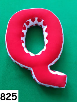 (825) Buchstabenkissen " Q "