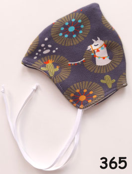 (365) Bindebandmütze Gr. 34-36 cm (2-lagig)