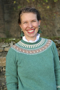 Hazelnut House Fair Isle Pullover - Green