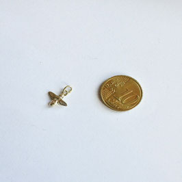 14 krt gouden bijtje als hangertje voor oorring of ketting
