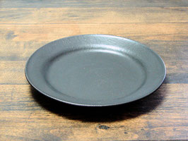 6.5寸リム皿　ピュア ブラック