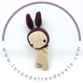 Sunny Poup's / Doudou lapin bordeaux