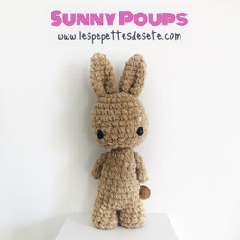 Sunny Poups / grande figurine lapin beige