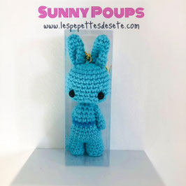 Sunny Poups / porte-clef grand lapin bleu