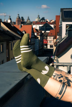HEIMAT-SOCKE - 'AB khaki'