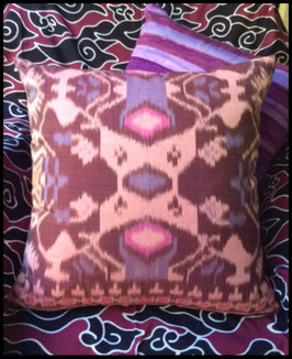 Pink and Berry Tribal Ikat
