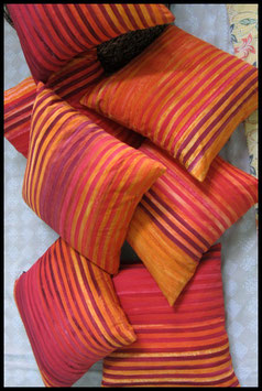 Stripe Batik - Red/Orange/Yellow