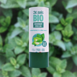 DÉODORANT STICK SOLIDE - MENTHE FRAÎCHE BIO ET ALOE VERA BIO