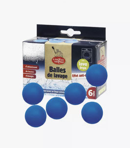 Balles de lavage anti-calcaire - Lot de 6 balles