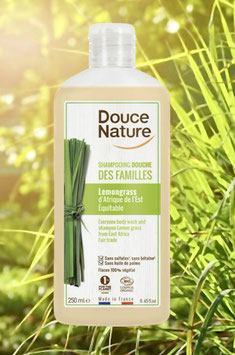 Shampoing douche Lemongrass d’Afrique de l’Est Équitable BIO 1L