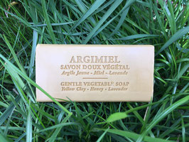 Savon doux végétal - Argile Jaune - Miel - Lavande - 150g