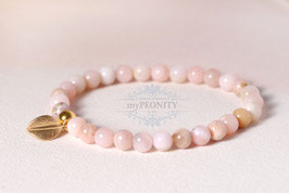 Soft Vintage Pink Armband aus Opal & Rosenquarz