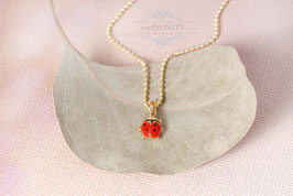 Marienkäfer Glücks- Halskette