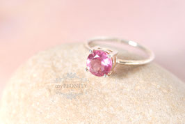 Pink Turmalin Sterlingsilber Ring