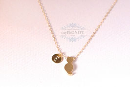 Cat Love, Halskette mit Katze und Wunschbuchstabe