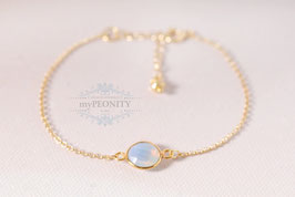 Opalit Armband Sterlingsilber vergoldet