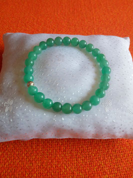 Armband aus Halbedelsteinen : Jade