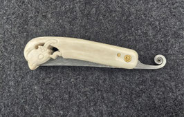 Klappmesser mit Damastklinge