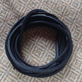 Lederband Rind Schwarz