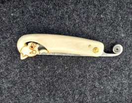 Klappmesser mit Damastklinge