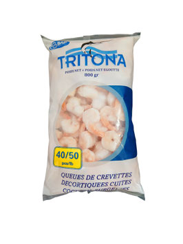 Queues de crevettes