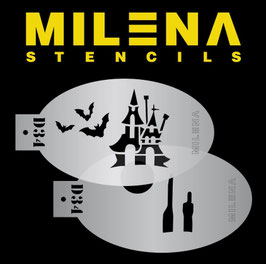 Milena Stencil D34