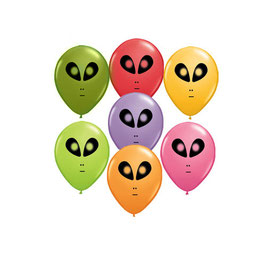 Rundballons Alien Mischung