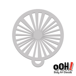 Ooh stencil C31 Weltraumexplosion