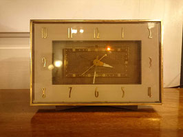 Vintage GENERAL　ELECTRIC Telechron　置時計　【Mar-1235】