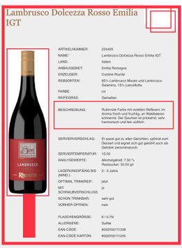 Lambrusco Emilia Rosso IGT Lieblich