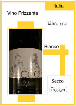 Secco Vino Frizzante, Venezie IGT 2019*, trocken