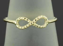 Verlobungs-Ring Unendlichkeitszeichen aus Gold oder Platin Eternity - Collection
