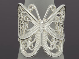 Schmetterling-Ring aus 750'*** Weißgold Butterfly - Collection
