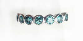 Ring mit 7 Paraiba-Turmalinen aus Platin Memory-Collection